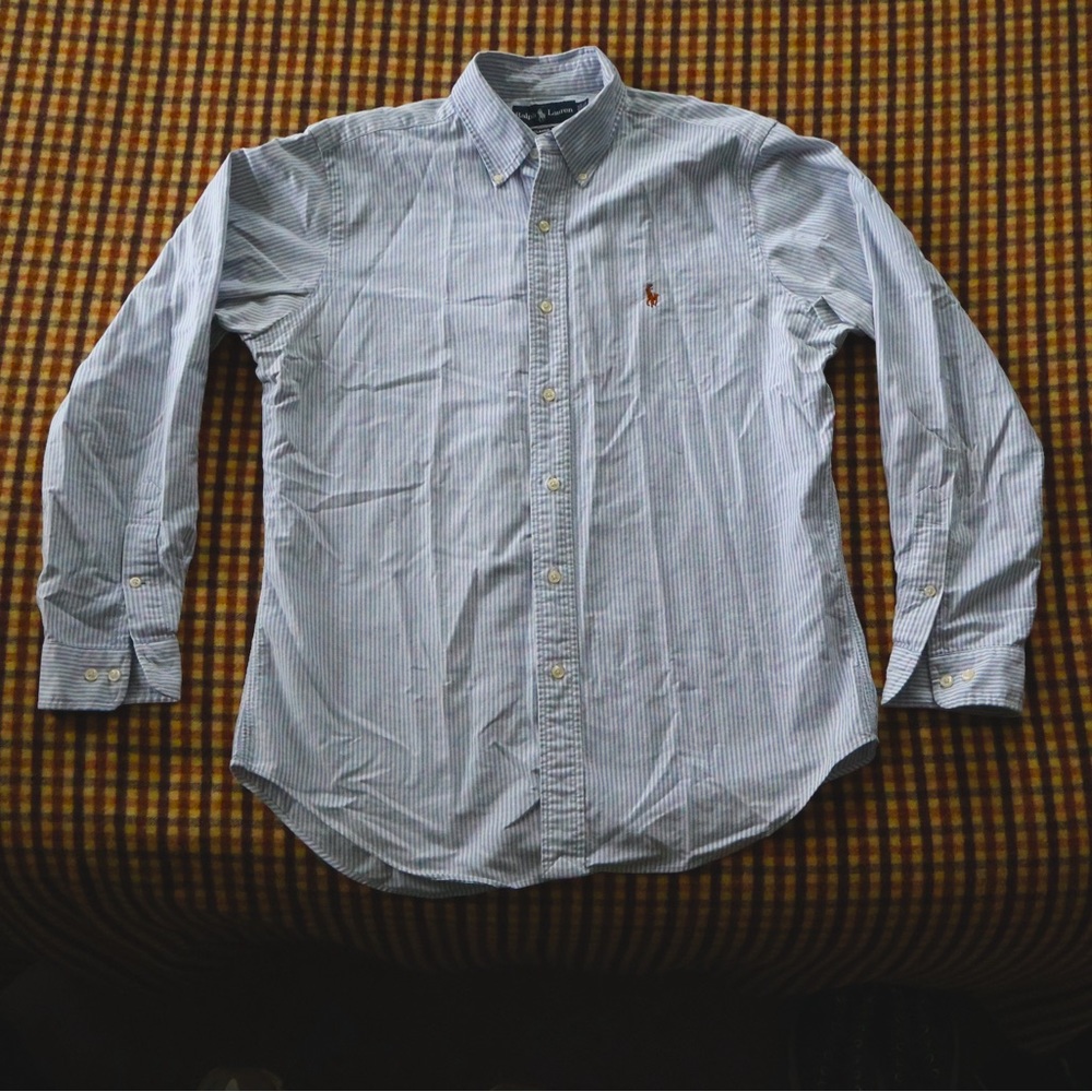 Polo button down long sleeve - Men’s size M